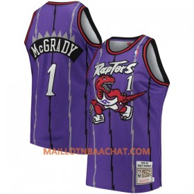 Maillot NBA Toronto Raptors Tracy McGrady 1 Hardwood Classics Violet Swingman - Homme